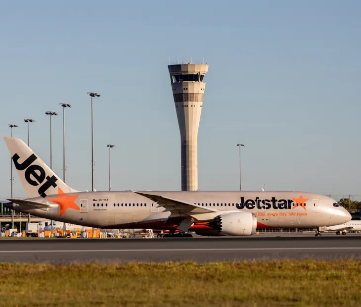 Jetstar at the Domestic Terminal