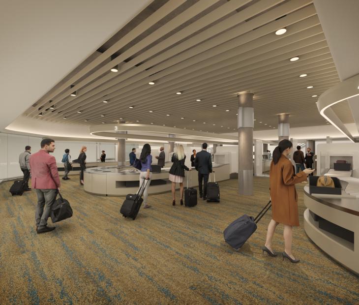 Domestic Terminal Security Upgrade - Artist Impression Domestic Terminal Security Upgrade - Artist Impression