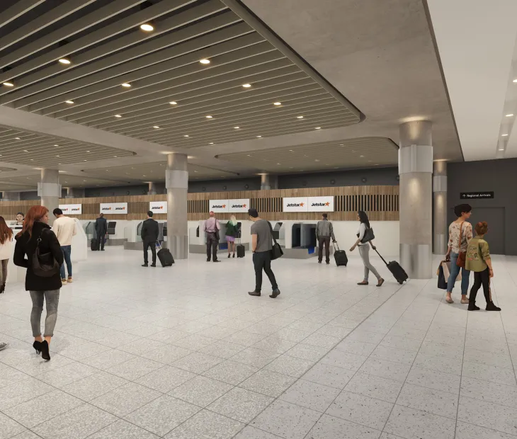 Domestic Terminal Security Upgrade - Artist Impression