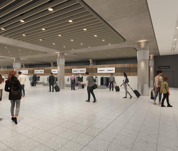Domestic Terminal Security Upgrade - Artist Impression Domestic Terminal Security Upgrade - Artist Impression