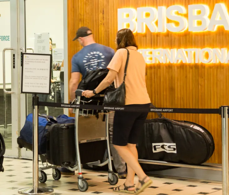 Tourist Refund Scheme Office on Level 1 at Brisbane Airport International Terminal