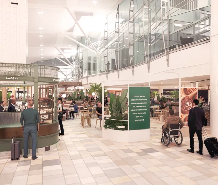 Level 3 International Terminal dining precinct