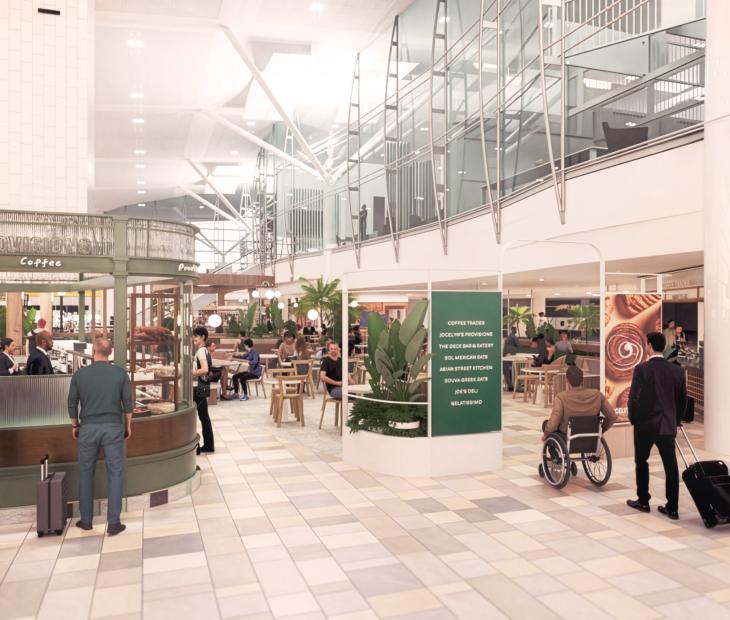 Level 3 International Terminal dining precinct