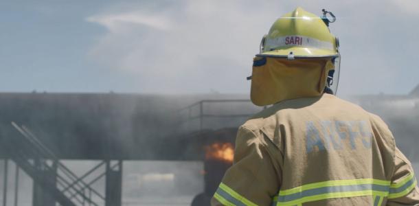 The drill ground at Brisbane Airport allows ARFF to conduct aviation drills 