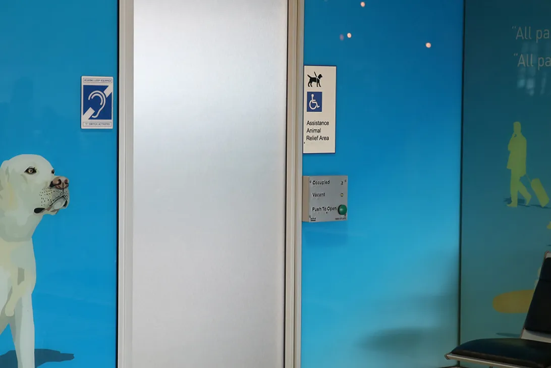 Assistance Dog Toilets Domestic Terminal