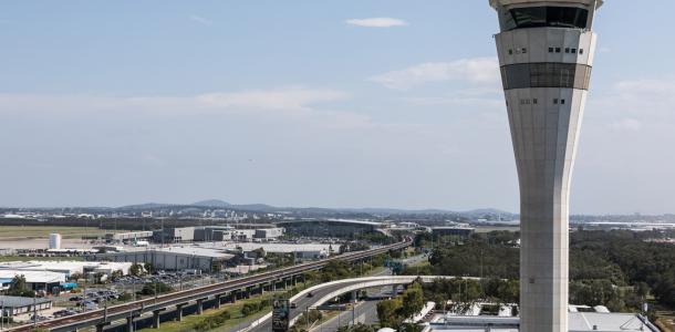 The Brisbane Tower operates 24 hours a day to keep aircraft and travellers safe