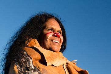 Maroochy Barambah, Songwoman, lawwoman and respected Elder of the Turrbal-Gubbi Gubbi people