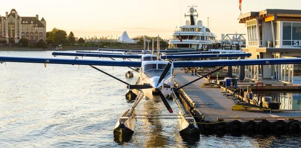 Victoria BC is just a short seaplane ride from Vancouver