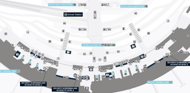 terminal d brisbane airport map Brisbane Airport Maps Domestic And International Terminals terminal d brisbane airport map