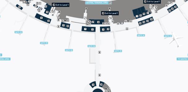 terminal d brisbane airport map Brisbane Airport Maps Domestic And International Terminals terminal d brisbane airport map