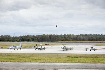 Four historic aircraft from Fighter Pilot Adventure Flights