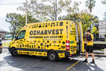 OzHarvest collects food from Brisbane Airport