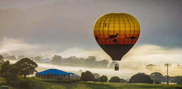 Hot air ballooning Scenic Rim