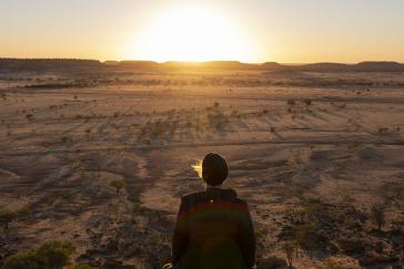 The view of Outback Queensland from Winton