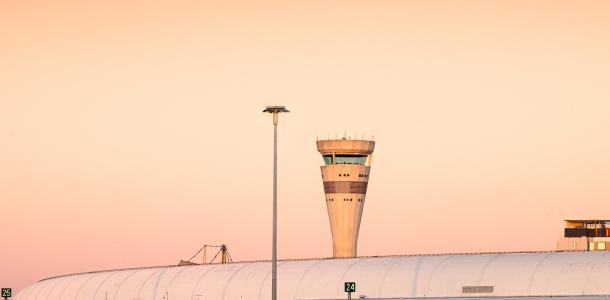 Brisbane Airport aircraft control tower