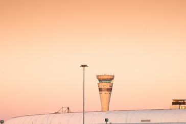Brisbane Airport aircraft control tower