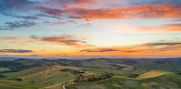 Sunset in Italy