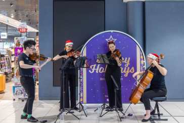 Camerata airport christmas performance