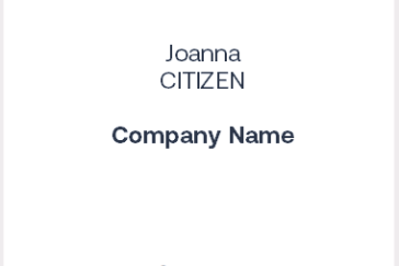 Access Card Sample