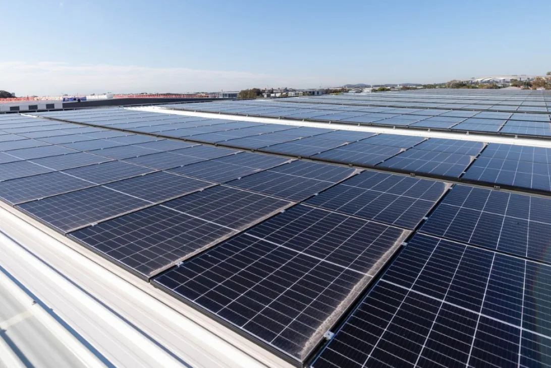 Brisbane Airport solar panels