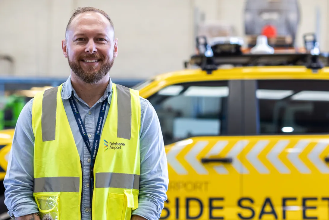Brisbane Airport WHS Manager, Sean Taylor.