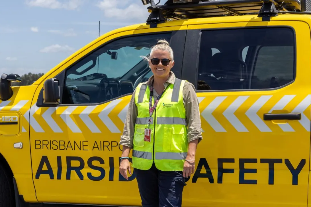 Hayley Schorn, Airside Safety Officer, Brisbane Airport