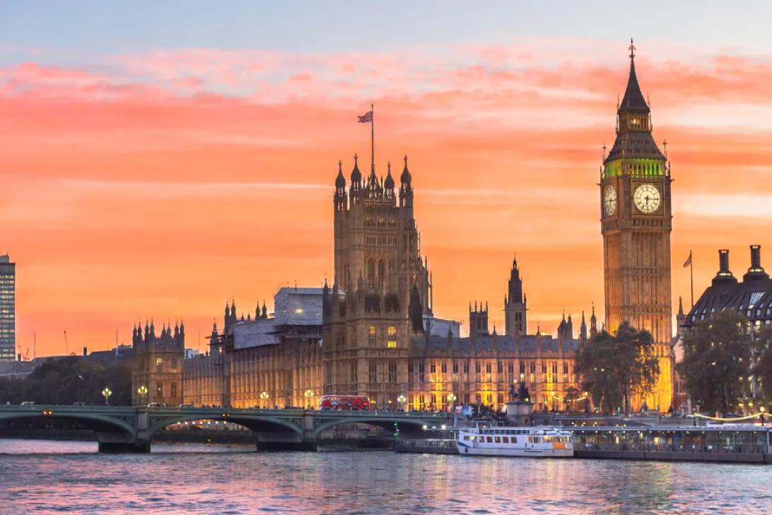 Landscape photo of London city