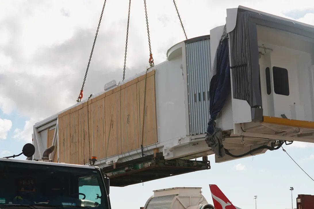 Aerobridge delivery