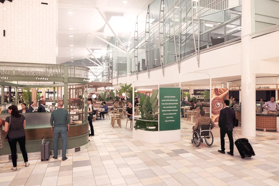 Level 3 International Terminal dining precinct
