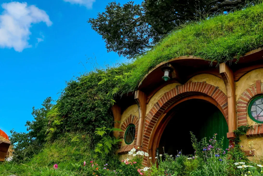 Matamata, New Zealand. World-famous home of the Hobbiton movie set.