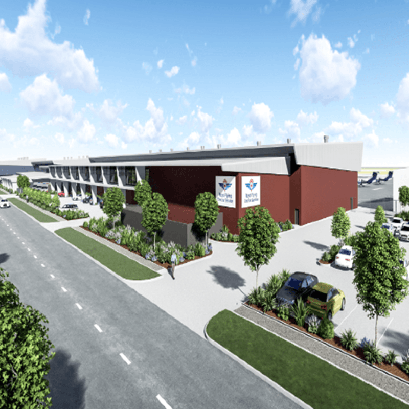 Aeromedical Base render Aeromedical Base render