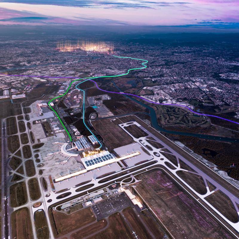Artist's impression of Brisbane Airport Terminal 3 Artist's impression of Brisbane Airport Terminal 3