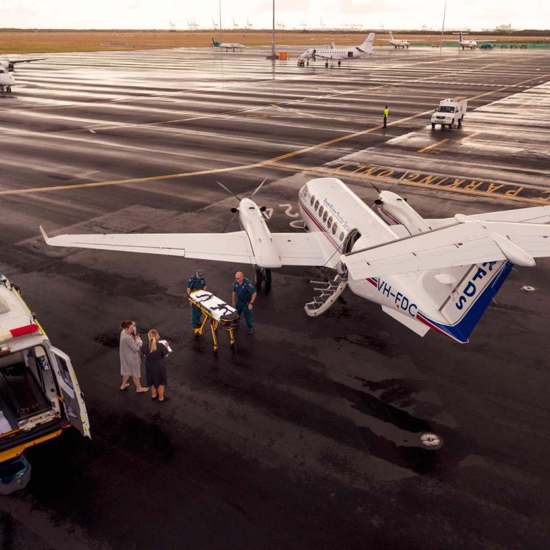 Royal Flying Doctor Service at Brisbane Airport Royal Flying Doctor Service at Brisbane Airport