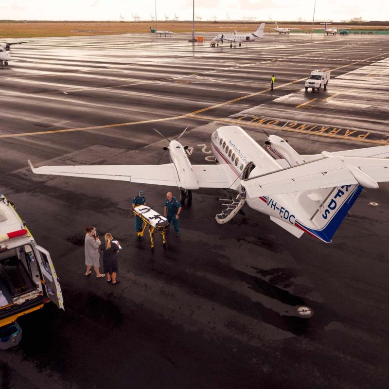 Royal Flying Doctor Service at Brisbane Airport