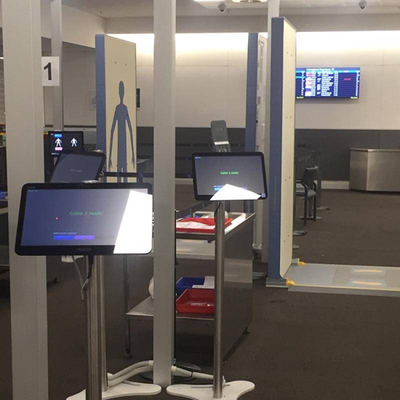 The upgraded equipment in BNE's Southern International Screening Point