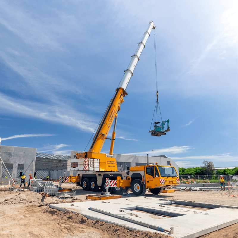 Construction site - Brisbane Airport Construction site - Brisbane Airport