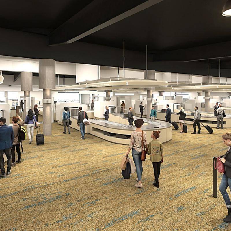 Domestic Terminal Security Upgrade - Artist Impression Domestic Terminal Security Upgrade - Artist Impression