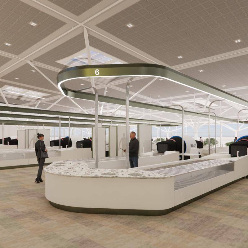 International Terminal Security Upgrade - Artist Impression