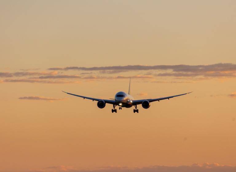 Landing at Brisbane Airport